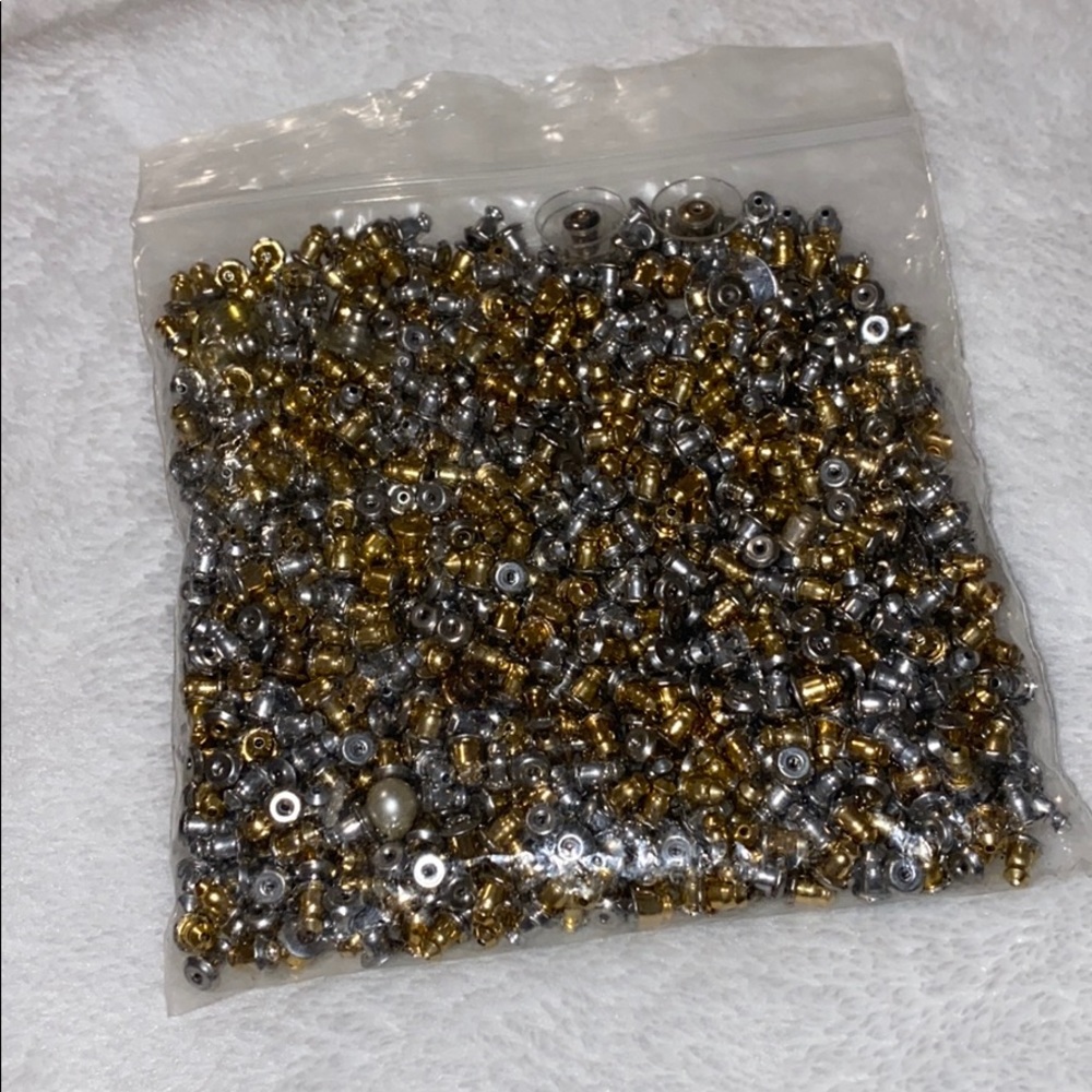 Bag of earring backs